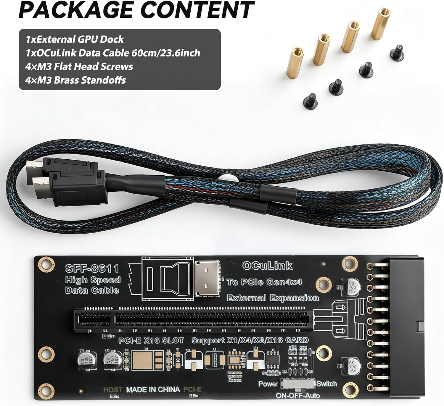 OCuLink PCIe 4.0 X4 64Gbps SFF - Oculink Egpu Mini Pc review and price