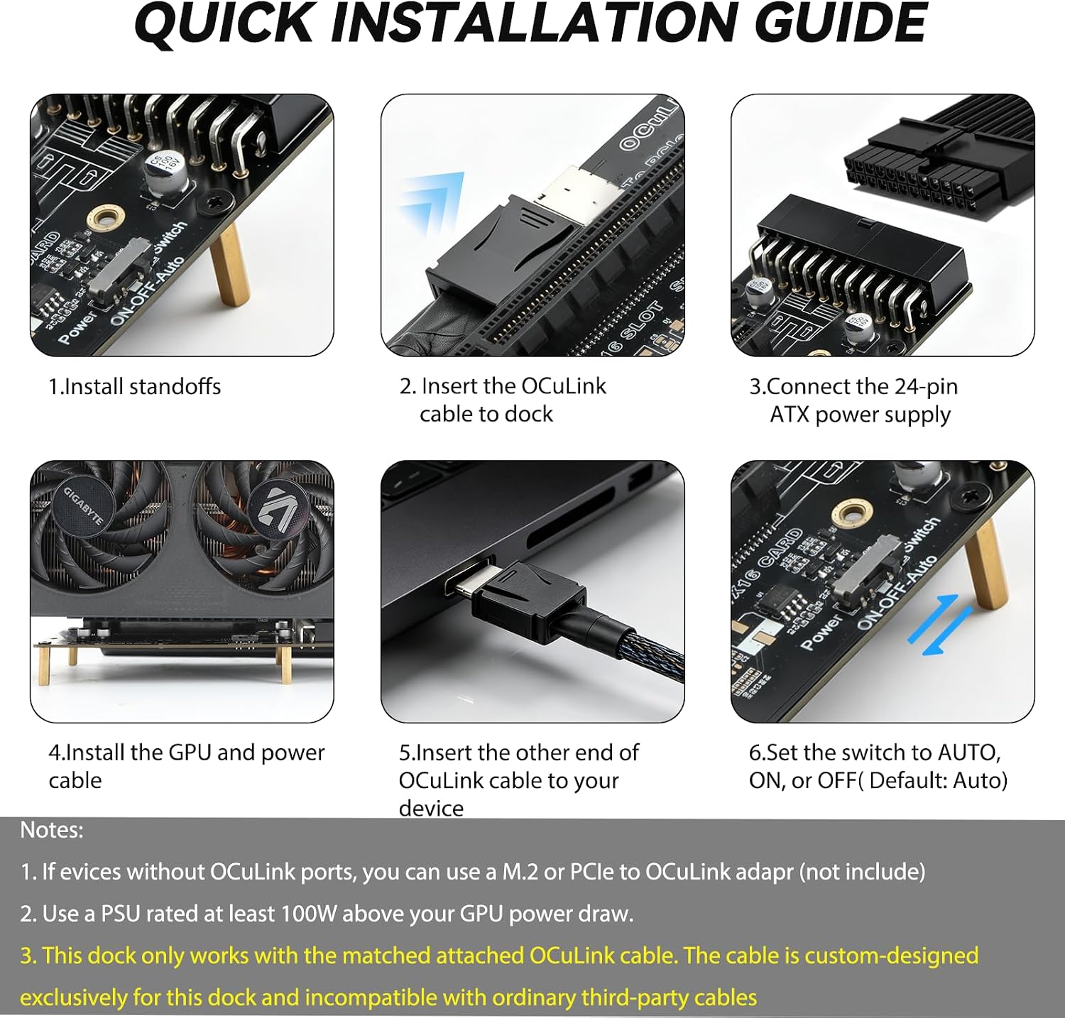 OCuLink PCIe 4.0 X4 64Gbps SFF - Oculink Egpu Mini Pc review and price