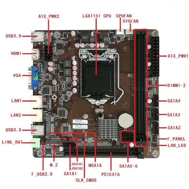 B365 Mini-ITX Motherboard LGA  - Nas Motherboard 8 Sata Mini Itx review and price