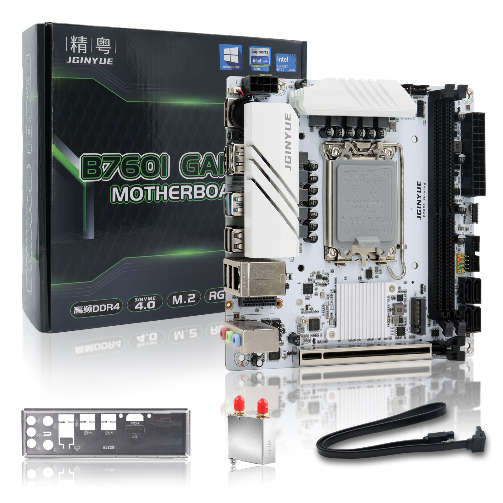 JGINYUE B760 Motherboard LGA 1 - Lga1700 Itx Motherboard Ddr5 review and price
